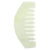HEALLILY Jade Scalp Comb Massage Tool Silicone Scalp Massager for Head and Body Relaxation 3.4 Inch Wide Tooth Comb to Remove Buildup and Promote Circulation view 1
