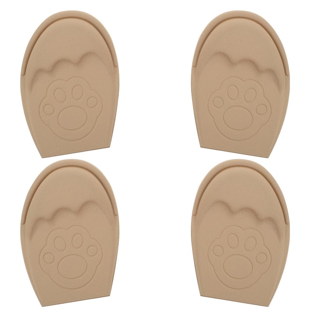 Womens Pumps 2 Pairs Forefoot Half Shoe Insoles Front Shoe Pads Cushions Filler Reusable Soft Inserts for Women High Heel Sneakers Skin Color High Heel Pads