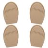 Womens Pumps 2 Pairs Forefoot Half Shoe Insoles Front Shoe Pads Cushions Filler Reusable Soft Inserts for Women High Heel Sneakers Skin Color High Heel Pads view 1