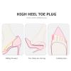 Healifty 2 Pairs Forefoot Half Shoe Insoles Front Shoe Pads Cushions Filler Reusable Soft Inserts for Women High Heel Sneakers Skin Color view 3
