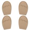 2 Pairs Forefoot Half Shoe Insoles Front Shoe Pads Cushions Reusable Soft for Men High Heel Sneakers Skin Color view 1