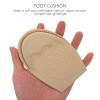 2 Pairs Forefoot Half Shoe Insoles Front Shoe Pads Cushions Reusable Soft for Men High Heel Sneakers Skin Color view 4