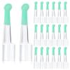 20 Pieces Ear Spoon Tips Cleaner Replacement Set for 3.5 mm Otoscope Plastic Reusable Ear Cleaner Tips for Teens Adults Family Health Care view 1