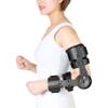 WILLQ ROM Hinged Elbow Brace Adjustable Post Op Elbow Brace for Ligament and Tendon Repairs and Dislocations Stabilizer Splint Arm Injury Recovery Support Hinged Support Sling,Left view 1