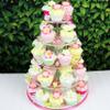 Global Sugar Art Tropical Frangipani Plumeria Edible Sugar Flower Blossoms, Wedding Cake & Cupcake Flowers with Leaves, 24 Count by Count by Chef Alan Tetreault view 2