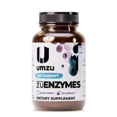 UMZU zuEnzymes Digestive Support Supplement, (30 Day Supply)  21 Enzyme Blend with Lipase Protease & Amylase  Digestive Enzymes for Gut Health & Probiotic Daily Digestive Wellness Support Formula