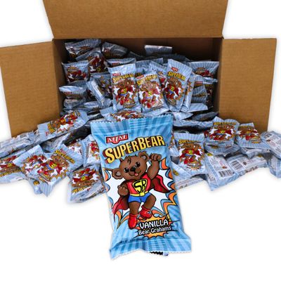 MJM SuperBear Vanilla Grahams - Case of 300 Packs