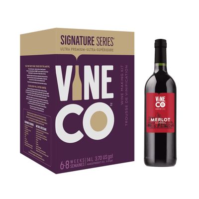 VineCo Signature Series Wine Making Kit - California Merlot