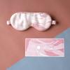 2 Pcs, Silk Sleep Mask, 100% Silk 19 Momme Sleeping Eye Mask, Anti-Aging, Prevent Eye Wrinkles, Comfortable Elastic Band Without Tightness, Enter Deep Sleep Quickly view 2