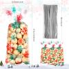 Clabby 100 Pcs Christmas Cellophane Treat Bags Red Green Snowflake Cello Plastic Candy Goodie Bags with Twist Ties for Winter Holiday Xmas Party Favor Supplies(Red and Green) view 2