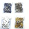 Natural Crystal Rough Stone Tiger Eye Amazonite White Crystal Fish Tank Stone Flower Pot Decoration Gravel-Tiger Eye_7-9mm view 4
