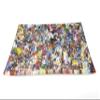E.G.G. Shatter Resistant Glass Tray: Decorative Tray/Rolling Tray/Collectable/High Resolution/Great Gift (Anime Mash Up) view 1