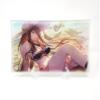 E.G.G. Anime Sunbathing Decorative Glass Tray: Shatter Resistant, High Resolution, Easy to Clean, Display Stand (Transparent, Rectangular, 100% Tempered Glass) view 4