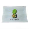 E.G.G. Shatter Resistant Glass Tray: Decorative Tray/Rolling Tray/Collectable/High Resolution/Great Gift (Ninja Diet) view 1