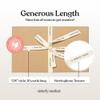 Sisterly Market - Custom Herringbone Cotton Ribbon, Natural 5/8 Inch Gift Ribbon with I Love You Printed Phrase, 10 Yards view 3