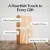 Sisterly Market - Custom Herringbone Cotton Ribbon, Natural 5/8 Inch Gift Ribbon with I Love You Printed Phrase, 10 Yards view 4