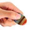 1pcs Natural Worry Stone Thumb Massage Gemstones Crystals 7 Chakra Treatment Spiritual Therapy Minerales 30x40mm-black Agate_40x30x8mm view 4
