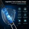 SUPRUS Candle Electric Arc Lighter Windproof Flameless USB Rechargeable Lighter with LED Light for Candle Camping BBQ Cooking (Black) view 2