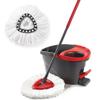 3 Pack Mop Replacement Heads Compatible with Spin Mop, Microfiber Spin Mop Refills, Easy Cleaning Mop Head Replacement view 2