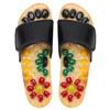 Massage Slippers Acupressure Foot Massager Adjustable Home Pebble Foot Slippers Reflexology Tools Stress Relief Gifts Summer Natural Cobblestone Stones Slippers for Men & Women view 1