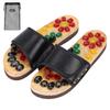 Massage Slippers Acupressure Foot Massager Adjustable Home Pebble Foot Slippers Reflexology Tools Stress Relief Gifts Summer Natural Cobblestone Stones Slippers for Men & Women view 3