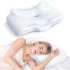 Osteo Cervical Pillow for Neck Pain Relief, Hollow Design Odorless Memory Foam Pillows with Cooling Case, Adjustable Orthopedic Bed Pillow for Sleeping, Support for Side Back Sleepers view 1