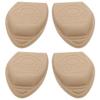 2 Pairs Anti Drop Heel Half Size pad of Foot Cushion Soft Forefoot Pads Shoe Sizer Cushions Heels for Women Heel Inserts Women's Liner Foot Protector Knitted Fabric view 1