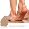 2 Pairs Anti Drop Heel Half Size pad of Foot Cushion Soft Forefoot Pads Shoe Sizer Cushions Heels for Women Heel Inserts Women's Liner Foot Protector Knitted Fabric view 4
