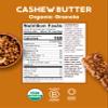 Alter Eco Cashew Butter Granola, Healthy, Organic Breakfast & Snack, Naturally Sweetened with Fruit, Vegan, No Artificial Sugars or Additives, Regeneratively-Farmed Oats (Cashew Butter - 1 Pack) view 2