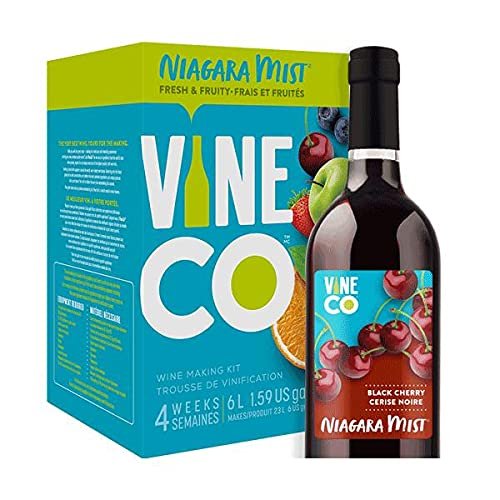 VineCo Niagara Mist Wine Making Kit - Black Cherry