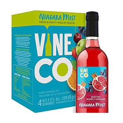 VineCo Niagara Mist Wine Making Kit - Blue Pom