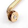WHLMYH Safety Handrail,Handrails Full Copper Bathroom Staircase Senior Assist Bath Handle Bath Auxiliary ToolsSuitable for Stairwells, Corridors, Bathrooms, Hotels, Etc,Gold,47Cm view 3