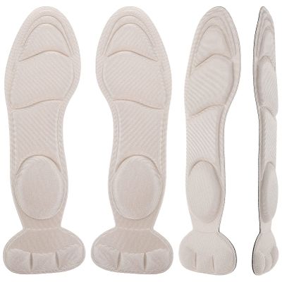 2pairs Breathable Massage Insoles for Foot of Cushioned Shoe Pads Arch Support and Comfort for Everyday Use and High Heels