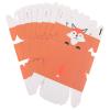 10Pcs Fox Animal Paper Treat Boxes - Portable Candy, Cookie, Snack Storage for Jungle Themed Party, Birthday, and Celebrations view 1