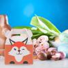 10Pcs Fox Animal Paper Treat Boxes - Portable Candy, Cookie, Snack Storage for Jungle Themed Party, Birthday, and Celebrations view 3