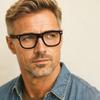 2SeeLife Oversized Blue Light TR-90 Reading Glasses for Men  Medium Fit, Sturdy Frame, Spring Hinges, Premium Readers, Black, +2.25 view 3