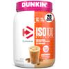 Dymatize x Dunkin' Cappuccino ISO100 Whey Protein Powder, 95mg Caffeine, 25g of Protein5.5g BCAAs, 120 Cal., Gluten Free, 1g Fat, 1g Sugar, 2g Carb (20 Servings) view 1