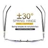 2 Pairs Invisible Bifocal Reading Sunglasses UV400 Protection Spring Hinge Sun Readers Anti Glare Blue Light Blocking Glasses for Men Women Sports Driving Safety Eyeglasses Tinted Shades Eyewear 3.5 view 2