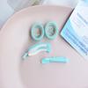 AITIME Contact Lens Applicator, Portable Contact Lenses Case with Contact Lens Remover and Insertion Tool, Eyes Lens Container with Tweezers (Blue) view 4