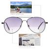 2 Pairs Invisible Bifocal Reading Sunglasses UV400 Protection Spring Hinge Sun Readers Anti Glare Blue Light Blocking Glasses for Men Women Sports Driving Safety Eyeglasses Tinted Shades Eyewear 1.5 view 4