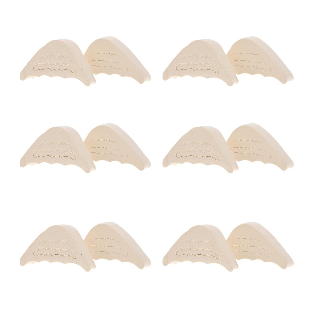 6pairs Shoe Head Cushion High Heel Toe Filler Pads Durable Elastic Inserts for Women Shoes Comfortable Foot Support Prevent Slipping and Blisters for All Footwear