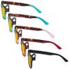 Eyekepper 5 Pack Stylish Computer Reading Glasses for Women Blue Light Blocking Readers Amber Tinted +1.00 view 3