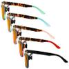 Eyekepper 5 Pack Stylish Computer Reading Glasses for Women Blue Light Blocking Readers Orange Tinted +1.50 view 3