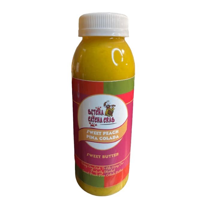 Betcha Catcha Crab Seasoned Butter (Sweet Peach Pina Colada, 8 Fl Oz)