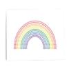 12 Rainbow LGBTQ+ Paw Print Stationary Note Cards - Gay Pride Rainbow Paw Print Blank Cards for Pride Month, Appreciation, Invites and More! view 1