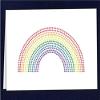 12 Rainbow LGBTQ+ Paw Print Stationary Note Cards - Gay Pride Rainbow Paw Print Blank Cards for Pride Month, Appreciation, Invites and More! view 2