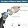 Ear Vacuum Wax Remover, Ear Wax Removal Vacuum 5 Levels Strong Suction Electric Ear Cleaner Silicone Ear Wax Remover Tool, USB Charge Earwax Removal Kit Reusable Ear Suction Vacuum for Adults Kids view 2