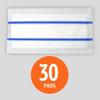 Amazon Basics Heavy Duty Floor Mopping Pads with Microfiber, Fits Swiffer WetJet Mopping Systems, 30 Count (Pack of 1) view 2
