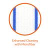 Amazon Basics Heavy Duty Floor Mopping Pads with Microfiber, Fits Swiffer WetJet Mopping Systems, 30 Count (Pack of 1) view 3