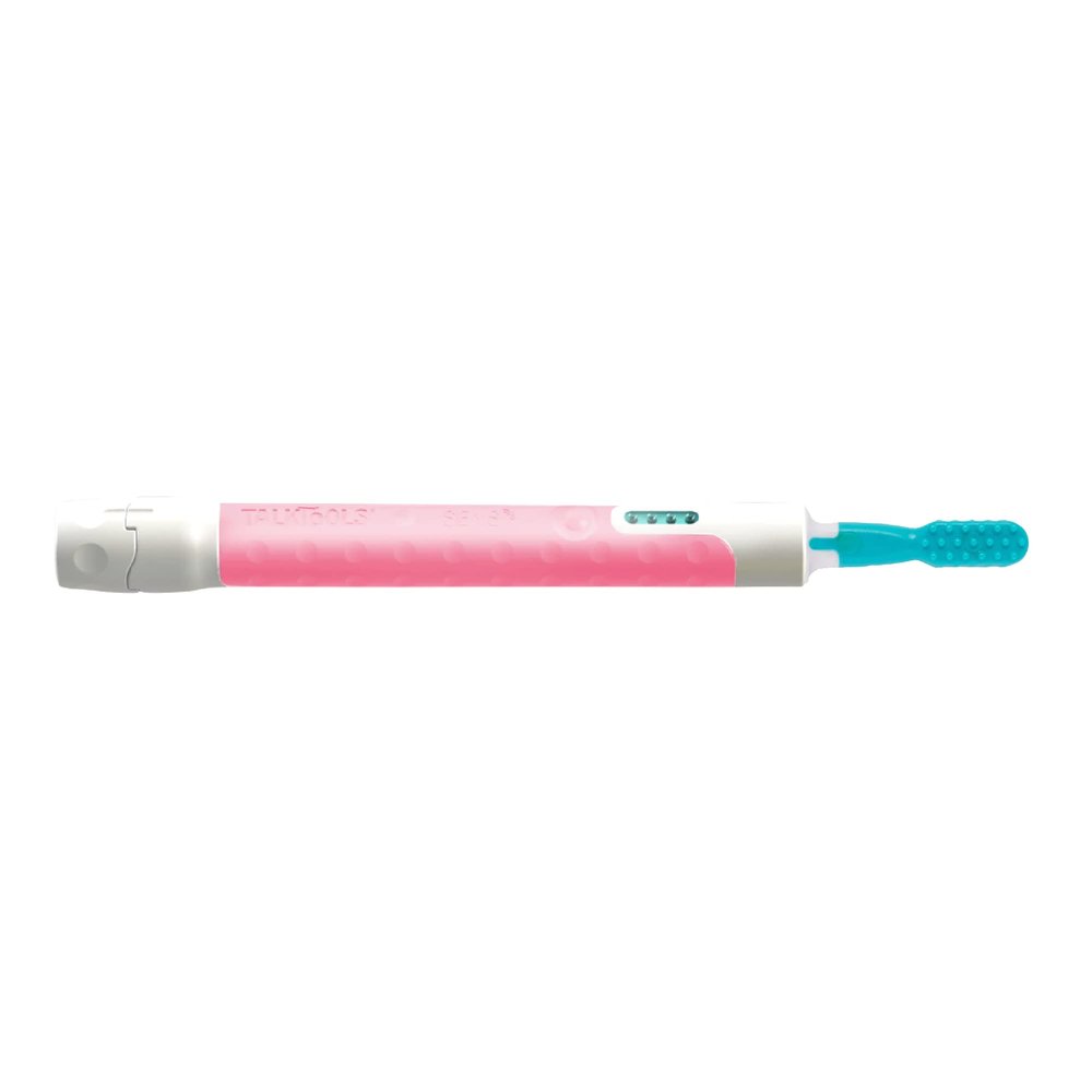 TalkTools Sensi Kit | Oral Sensory Kit for Speech and Feeding Therapy | Improves Jaw Strength, Coordination, and Mobility (Pink)